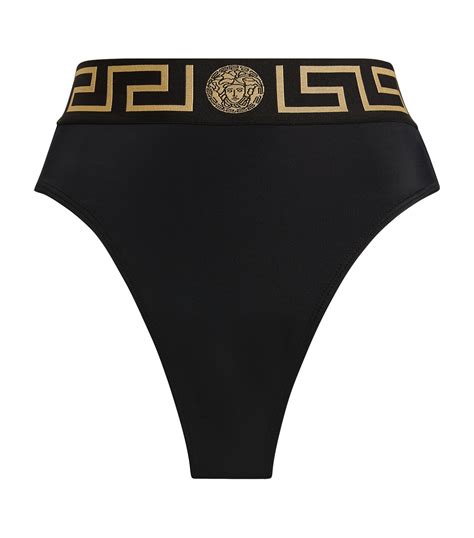 versace bathing suit women|Versace high waisted bikini bottom.